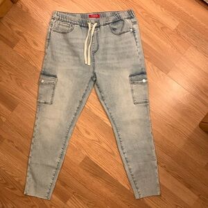 Guess GUC Pull On Tie Waist Jeans